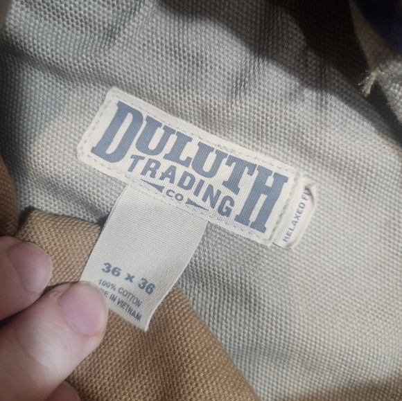 Duluth Trading Co Fire Hose Cargo Work Pants 36x36 Relaxed Fit Heavy Duty Canvas - Picture 9 of 11
